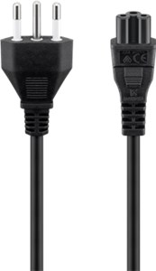 Power supply cord, Italy; 5 m, black Power supply cord, Italy; 5 m, black