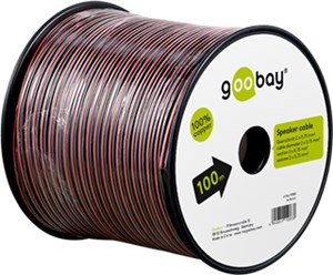 Speaker Cable red;black CU