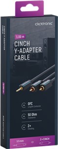 Câble Adaptateur AUX 3,5 mm vers RCA, Stéréo