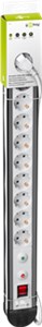 10-Way Surge-Protected Power Strip, 1.4 m