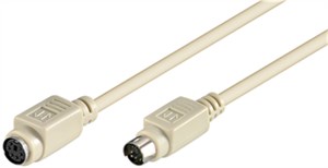 PS/2 keyboard and mouse extension cable