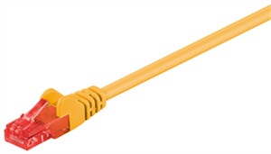 CAT 6 cavo patch, U/UTP, giallo