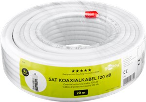 120 dB SAT Coaxial Cable, 4x Shielded