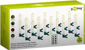 20 kabellose LED-Weihnachtsbaumkerzen 20 kabellose LED-Weihnachtsbaumkerzen
