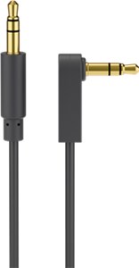 Câble de Connexion Audio AUX, 3,5 mm Stéréo 3 Broches, Slim, CU, Coudé