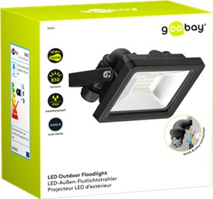 LED outdoor floodlight, 10 W LED outdoor floodlight, 10 W