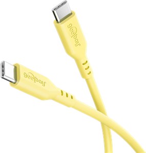 USB-C™-Silikonkabel, 1,5 m, gelb USB-C™-Silikonkabel, 1,5 m, gelb