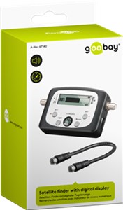 Satellite Finder with Digital Display + Acoustic Signal Tone (Buzzer)