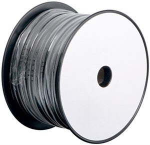 Telephone Flat Cable 6-core, 100 m Reel, AWG 28, CCA (copper-clad aluminium)