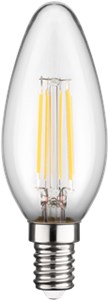 Świeczka LED filament, 4 W