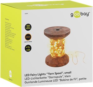 LED-Lichterkette "Garnspule", klein