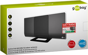 Aktive Full HD DVB-T2 Zimmerantenne, inkl. LTE/4G Filter Aktive Full HD DVB-T2 Zimmerantenne, inkl. LTE/4G Filter