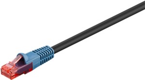 CAT 6 Outdoor-Patchkabel, U/UTP, schwarz