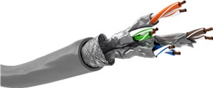 CAT 6A Network Cable, S/FTP (PiMF), grey CAT 6A Network Cable, S/FTP (PiMF), grey