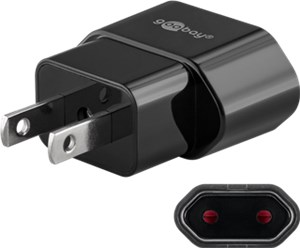 Mains Adapter US/Japan, Black