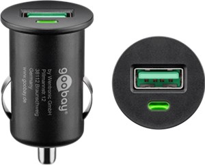 Caricatore rapido per auto USB Quick Charge (18 W)